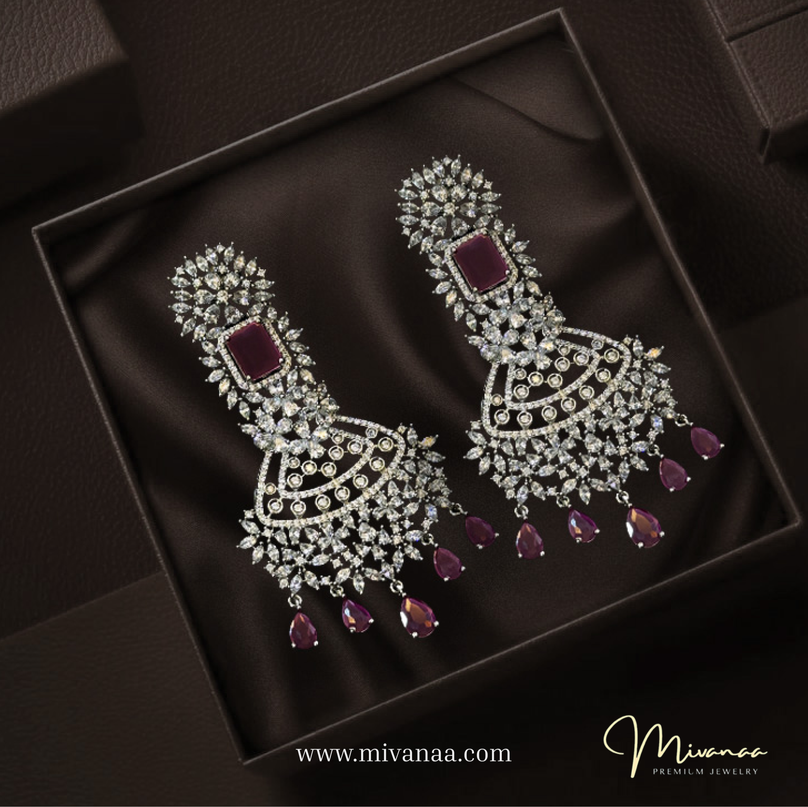 Elegant American Diamond Earrings